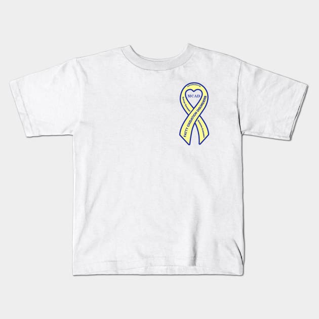 MCAD FOD Awareness Ribbon Kids T-Shirt by FOD Family Support Group